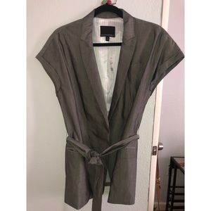 Short Sleeve Blazer Top